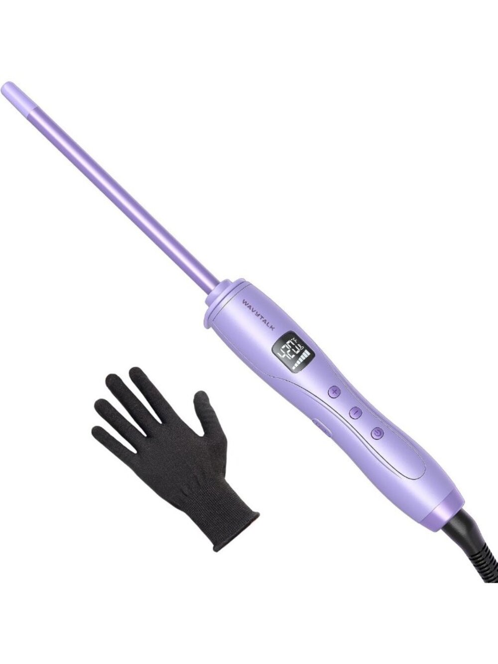 3/8 Inch Small Curling Iron for Short & Long Hair - Ceramic Barrel, Fast Heat Up